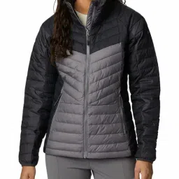 Columbia Black & Grey Full Sleeve Powder Lite Puffer Jacket-image-66