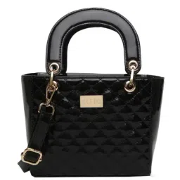 KLEIO Black Quilted Medium Handbag-picture-33
