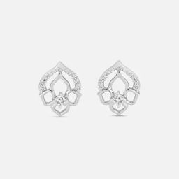 Romantic Baroque Silver Stud Earrings for Women 925 Silver-image-21