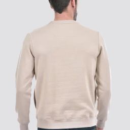 Numero Uno Beige Regular Fit Colour Block Sweatshirt image 2