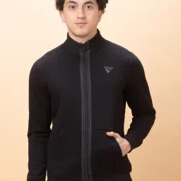 Being Human Black Regular Fit Jacket-image-68