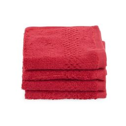 Spaces SWIFT DRY Red Cotton 450 GSM Face Towel - Set of 4 image 3
