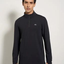 Ajile By Pantaloons Black Slim Fit T-Shirts-image-90