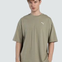 Puma Brown Cotton Relaxed Fit Sports T-Shirt-image-41