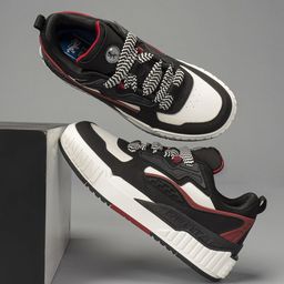 Red Tape Men Colourblocked PU Sneakers-74