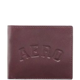 Aeropostale Sanjose Wine Casual Leather Bi-Fold Wallet for Men-image-25