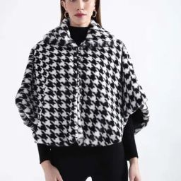 Elle Black Printed Cardigan-image-98