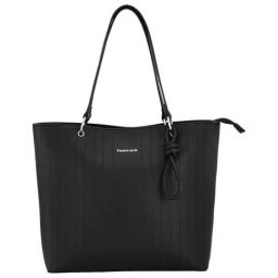 Fastrack SS23 Black Striped Medium Tote Handbag-12