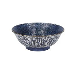 Mikasa Satori Navy Porcelain 21 cm Serving Bowl image 2