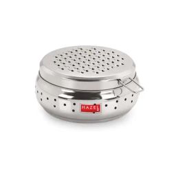Hazel Silver Stainless Steel Small Grater With Storage Container-image-1