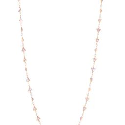 VOJ Gold Plated Triangular Stone Studded Chain image 4