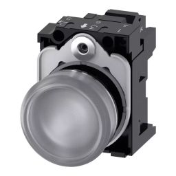 Siemens SIRIUS ACT 3SU11, Panel Mount White LED Indicator, 22mm Cutout, Round, 230 V AC, 3SU1156-6AA70-3AA0-picture-38