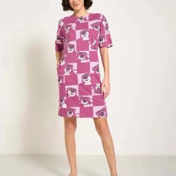 Dreamz by Pantaloons Pink Printed Sleep Tee-picture-17