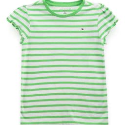 Tommy Hilfiger Girls Green Solid Regular Fit T-Shirt-image-65