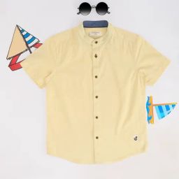 Pantaloons Junior Boys Yellow Shirt-image-45