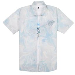 Cavio Boys Blue Cotton Printed Comfort Fit Shirt-image-96