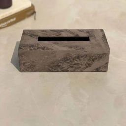 Mason Home Dark Brown Faux Leather & Mdf Tissue Box-image-14