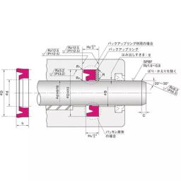 NOK φ230x250 mm ISI Type Polyurethane Rubber Packing Seal, ISI 230 250 12 (U641)-image-39