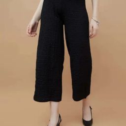 Code By Lifestyle Black Regular Fit Trousers-image-26