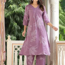KALINI Women Printed Regular Kurta with Palazzos-picture-38