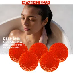 GROOVY Set Of 5 Deep Cleansing Vitamin C Bathing Soap - 100 g Each image 2