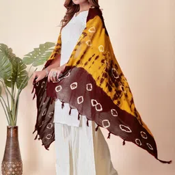 EBADAT Printed Multi Cotton Dupatta image 5