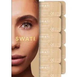Swati Cosmetics Coloured Contact Lenses - Sandstone (1 Day, Power - 4.50)-image-46