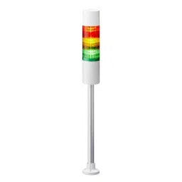 Patlite Signal Tower Light with Buzzer/Flashing, 60 mm 24 V DC Red, Amber, Green, LR6-302PJBW-RYG-97