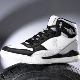 Red Tape Men's Edge Elevate Series Black & White Ankle High Sneakers-picture-17