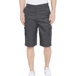 Hypernation Grey Regular Fit Shorts image 1