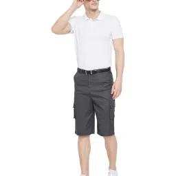 Hypernation Grey Regular Fit Shorts image 4