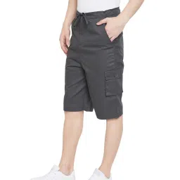 Hypernation Grey Regular Fit Shorts image 2