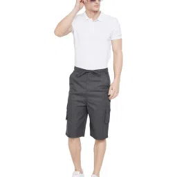 Hypernation Grey Regular Fit Shorts image 5