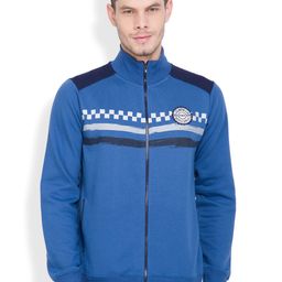 LOCOMOTIVE Blue Printed Sweatshirt-image-1