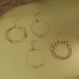 SOHI's Sleek Arm Candy for Women - Set of 4-image-23