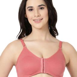 BLOSSOM Pink Full Coverage Front Open Bra-picture-12