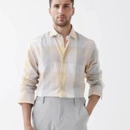 Rare Rabbit Multi Cotton Regular Fit Checked Shirt-image-33