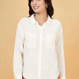 Honey by Pantaloons White Cotton Shirt-picture-36