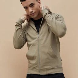 Fame Forever By Lifestyle Olive Regular Fit Hooded Sweatshirt-picture-40