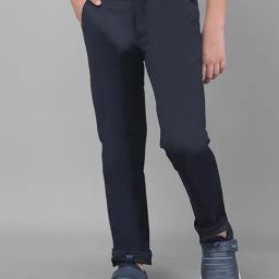Crimsoune Club Kids Navy Solid Trousers-image-91