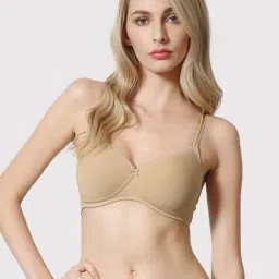 Van Heusen Comfort Fit Anti Bacterial Wireless Solid Bra - Skin-picture-30