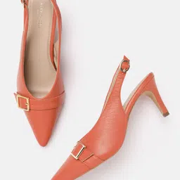 Kenneth Cole Slim Heeled Sandals with Buckle Detail-22