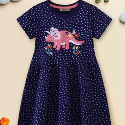 INCLUD Girls Polka Dot Print Fit & Flare Dress-picture-8