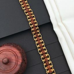 THE OSTRICH COLLECTION Men Brass Bracelet-31