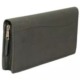 Sukeshcraft Cheque Book Holder for 50 Cheque Leaf/10 Cards/Currency/Passbook Steel Grey-picture-19