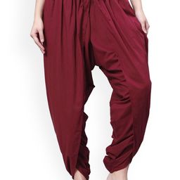 Bharatasya Women Solid Cotton Dhoti Pants-image-40
