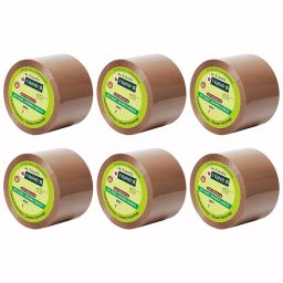YAJNAS 2 inch 65 m Brown BOPP Tape (Pack 6)-3