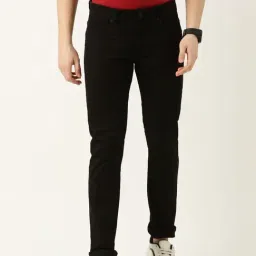 Peter England Jeans Black Skinny Fit Jeans-picture-32