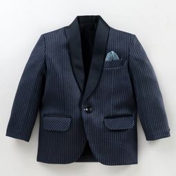Robo Fry Full Sleeves Solid Color Blazer - Blue-image-51