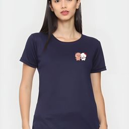 SZN Women Printed Applique T-shirt-image-52